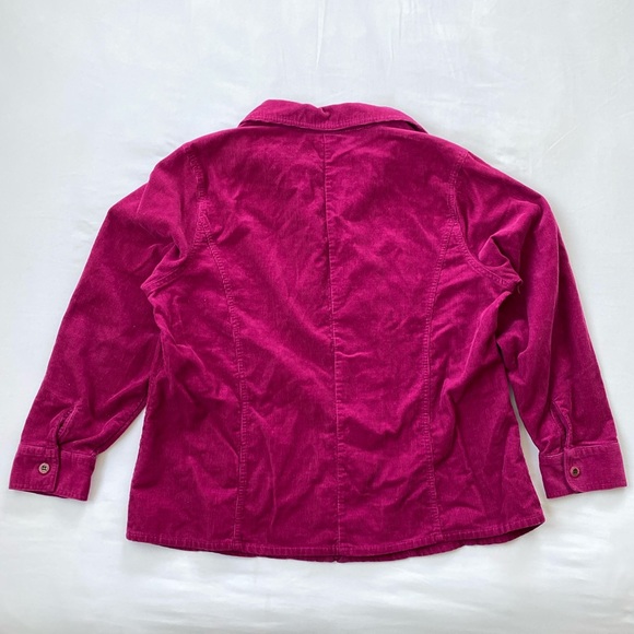 🌸 Magenta “Corduroy” Jacket 🌸 - Picture 4 of 4